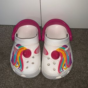 Toddler Unicorn Crocs